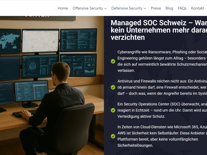 Nguard managed soc schweiz